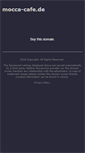 Mobile Screenshot of mocca-cafe.de